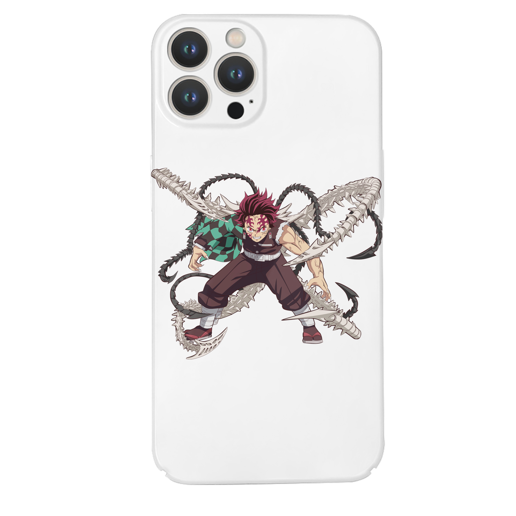 （画像用） 鬼滅の刃 竈門 炭治郎／かまど たんじろう Kamado Tanjirou 【iPhone 14シリーズ対応】ハードケース